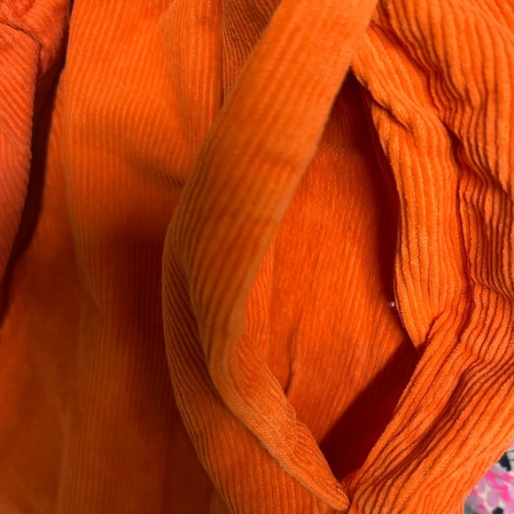 Sunny by Nature wide leg orange corduroy pants size L - Picture 2 of 5